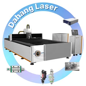 Chine personnalisé cnc type ouvert métal fibre optique laser machine de découpe aluminium 1500w 2kw 3kw 4kw à vendre