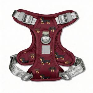 サンレイマスコタ カスタムラグジュアリー ノープル犬用ハーネス 反射調整可能なベスト付き タクティカルセット 大型犬・小型犬用 - Product Image 1