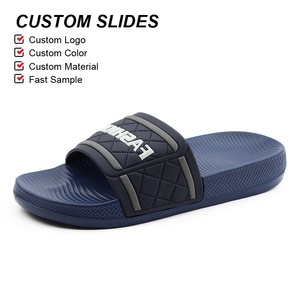 OLICOM – Vente en gros sur commande, personnalisable : Sandales et claquettes confortables pour hommes avec semelle intérieure en EVA texturée antidérapante pour la salle <span class=keywords><strong>de</strong></span> bain et la piscine - Product Image 4