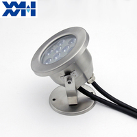 XYH120G Ip68 Étanche En Acier Inoxydable Blanc Chaud Rvb 3w 6w 9w 120mm 24v 12v Submersible Fontaine Sous-Marine Piscine Led Lumière