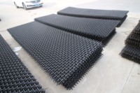 Maille de tamis en acier au manganèse de haute qualité, tissage uni, résistante à la corrosion et à l'usure, 65Mn, pour tamis vibrants et concasseurs miniers