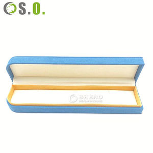 Caja de Almacenamiento de Joyería al por Mayor, Caja de Exhibición, Embalaje, Cajas de Regalo con Logotipo Personalizado, Caja de Joyería Azul de Terciopelo para Anillo, Collar, Pulsera - Product Image 6