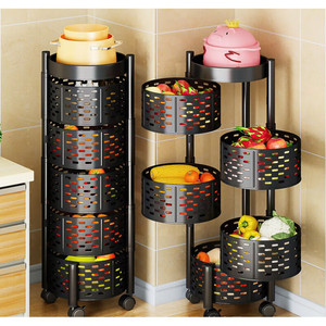 Estante de Cocina de <span class=keywords><strong>3</strong></span>, 4 o 5 Niveles para Frutas y Verduras, Cesta de Almacenamiento de Frutas y Verduras para el Hogar - Product Image 2