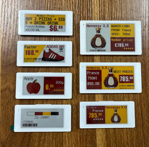 ป้ายราคาอิเล็กทรอนิกส์ขนาด 2.13 นิ้ว แบบ E-Ink สำหรับร้านขายของชำ พร้อมจอแสดงผล E-Paper ระบบ NFC และระบบ EAS Cloud - Product Image 1