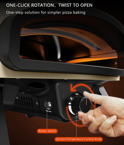 <span class=keywords><strong>Horno</strong></span> <span class=keywords><strong>de</strong></span> Pizza a Gas para Exteriores, Eléctrico, Automático, Giratorio, <span class=keywords><strong>de</strong></span> Acero Inoxidable, <span class=keywords><strong>de</strong></span> 14 Pulgadas, a Precio Económico, para Uso Doméstico - Product Image 4