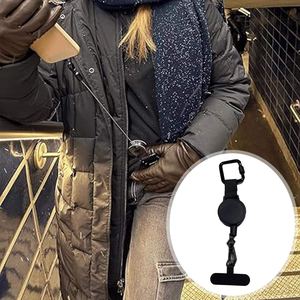 ที่ใส่บัตรแบบยืดหดได้พร้อมโลโก้สั่งทำ สายคล้องโลหะเหล็ก ตัวล็อคแบบคาราไบเนอร์ สำหรับพวงกุญแจเดินป่า <span class=keywords><strong>ใช้</strong></span>กับเคสมือถือ สำหรับงานโปรโมชั่น - Product Image 3