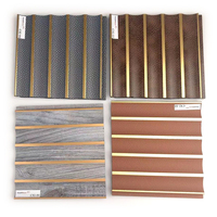 Revêtement de panneau mural classique imperméable décoratif moderne en Offre Spéciale WPC excellent pour une utilisation en extérieur ignifuge pour les murs extérieurs