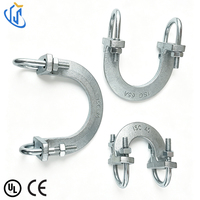 Fixation d'atténuation des oscillations UTT18 combinée avec une fixation structurelle pour former une unité complète d'atténuation des oscillations, raccord pour sprinkler anti-incendie