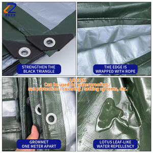 <span class=keywords><strong>Bâche</strong></span> monobloc en argent vert pour protection contre la pluie, l'agriculture et le transport, grand inventaire - Product Image 2