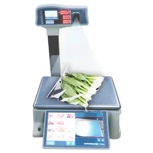 Fresh Food Retail Business Management AI Intelligent Electronic Printing Barcode Scale