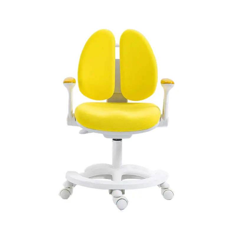 Very nice yellow pineapple cloth study chair baby kids available study chair