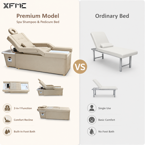 Cama Eléctrica Tailandesa para Hidroterapia <span class=keywords><strong>y</strong></span> Masajes, de Alta Calidad, con Spa para Cabeza <span class=keywords><strong>y</strong></span> Baño de Pies, Respaldo Elevable <span class=keywords><strong>y</strong></span> Terapia Acuática - Product Image 3