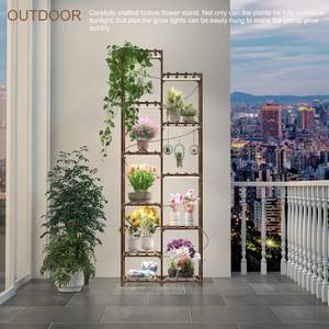 Estante para plantas, estante <span class=keywords><strong>de</strong></span> <span class=keywords><strong>madera</strong></span> para flores, múltiples estantes para macetas, 11 niveles, estantes <span class=keywords><strong>de</strong></span> exhibición <span class=keywords><strong>de</strong></span> jardín <span class=keywords><strong>de</strong></span> <span class=keywords><strong>madera</strong></span>, soporte para maceta, <span class=keywords><strong>escalera</strong></span> para sala <span class=keywords><strong>de</strong></span> estar - Product Image 6