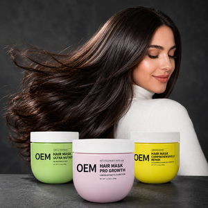Mascarilla Capilar OEM ODM para Mayoristas, Ultra Nutritiva, Suavizante y Brillante, Promueve el Crecimiento, Previene las Canas, Repara y Restaura la Elasticidad - Product Image 1