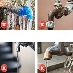 Robinet d'extérieur anti-gel 1/2 pouce, adaptateur de raccord de tuyau d'arrosage, connecteur de réservoir d'eau IBC, robinet de puisard fileté en laiton - Product Image 5