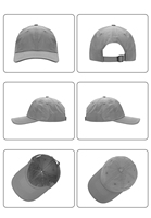 Vente en gros Casquette de golf respirante avec logo brodé sur mesure 6 panneaux, casquettes de baseball en nylon à séchage rapide et trou découpé au laser pour hommes