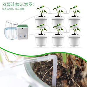 Temporizador de riego automático Bozai con bomba doble digital para plantas en maceta, jardín, balcón, uso interior y exterior. - Product Image 3