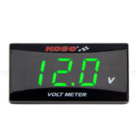 Voltmètre numérique étanche KOSO VOLT pour voiture et camion, 5V à 20V, voltmètre LED, testeur de tension pour moto