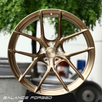 Jantes SRIM forgées sur mesure P101SC 5x112 5x120.6 5x130 compatibles avec BMW M8 Chevrolet Corvette C8 Z06 et Porsche 911