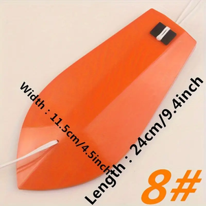 1 pieza 5 # 6 # 7 # 8 # Tabla de <span class=keywords><strong>Pesca</strong></span> Resistente de Color Naranja, Ideal para Barcos de <span class=keywords><strong>Pesca</strong></span>, Construcción Duradera de ABS - Product Image 1