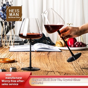 Verre à <span class=keywords><strong>vin</strong></span> à pied long en cristal de <span class=keywords><strong>Bordeaux</strong></span>, moderne, de luxe léger, écologique, de haute qualité, cadeau de mariage, pour <span class=keywords><strong>vin</strong></span> <span class=keywords><strong>rouge</strong></span> et noir - Product Image 4