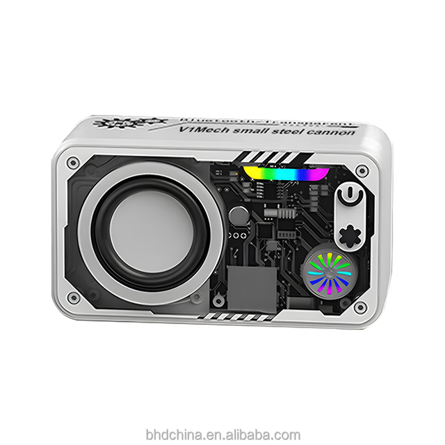 Hot Selling Transparent Outdoor BlueTooth Speaker Colorful  Home Surround Sound Speakers Loudspeaker Box