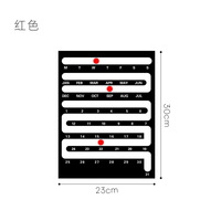 Ornement de table créatif pour la maison, calendrier perpétuel réglable et réutilisable en acrylique, décoration de salon, cadeau pour la maison
