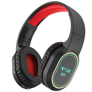 Auriculares inalámbricos W5 con luz RGB para teléfono móvil, computadora y televisor - Product Image 5