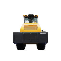 Rouleau compresseur hydraulique à tambour unique de 22 tonnes XS223H certifié CE pour la construction routière et aéroportuaire