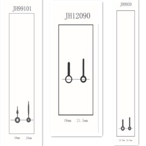 Aiguilles d'<span class=keywords><strong>horloge</strong></span> courtes en métal <span class=keywords><strong>pour</strong></span> heures et minutes - Product Image 3