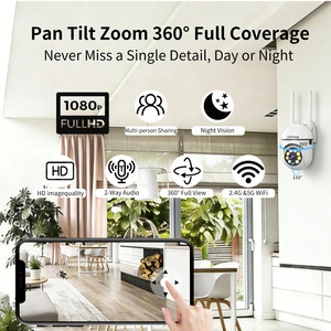 JAIOTlink WiFi Panoramic <b>Camera</b> 1080P HD Lens Infrared Night Vision Indoor Surveillance <b>Camera</b> with SD <b>Card</b> Slot - Product Image 4
