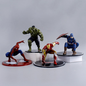 4 Phong Cách Avengered Trò Chơi Ironmans Hulks Marve1 Spiderman Hành Động Con Số Thiết Lập PVC Đồ Chơi Con Trai Trang Trí - Product Image 6