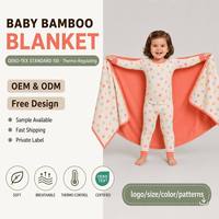 Couverture pour enfants en bambou OEKO-TEX à pois arc-en-ciel, ensemble de pyjamas assortis, literie double couche rafraîchissante, cadeau
