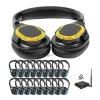 Casque audio silencieux RF998B en gros pour fêtes et conférences