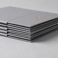 Caja de Embalaje Biodegradable Plegable Gris Morandi Moderna y de Lujo Personalizada con Estampado en Lámina Dorada para Regalos de Cuidado de la Piel