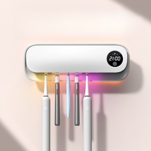 Distributeur Mural Dentifrice Et Porte-brosses à Dents – Gain De Place, Blanc