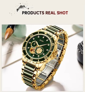 Reloj Mecánico Automático de Lujo para Hombre Diellea 6025, Diseño Hueco en Oro y Zafiro, Acero Inoxidable, Par de Relojes para Mujer - Product Image 6