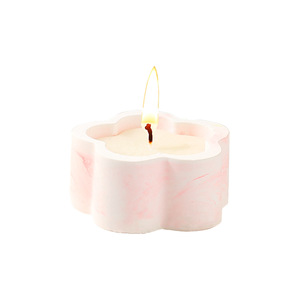 ของขวัญเทียนหอมที่กำหนดเองในรูปทรงของดอกไม้หรูหราที่มีคุณภาพสูง - Product Image 2