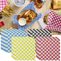 Papier d'emballage pour la restauration rapide, imprimé sur mesure, de qualité supérieure, résistant à la graisse, pour les frites, les nuggets de poulet