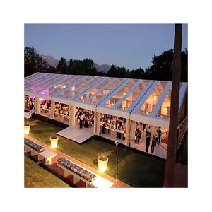 10X30 20X40 30X60 Marquesina transparente Carpa DE BODA Iglesia Fiesta Eventos Carpa a la venta 300 500 800 Personas - Product Image 2