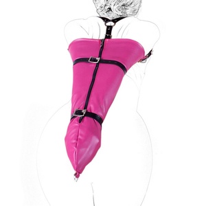 ถุงมือรัดรูปสีแดงอมม่วงแบบซิป รุ่นเซ็กซี่รัดมือ ถุงมือรัดรูปหนัง รัดมือแบบหนัง BDSM0165 - Product Image 4