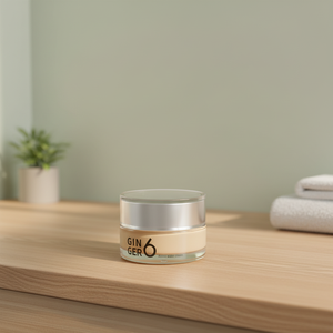 Crème Quotidienne Rajeunissante GINGER6 aux Peptides d'Adénosine, Niacinamide, Acide Hyaluronique, Eau de Gingembre Végétalienne – Lotion Hydratante Anti-Âge - Product Image 1