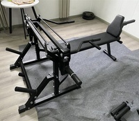 Banc d'haltérophilie pliable de machine de presse de poitrine de forme physique et de musculation HREBH80A
