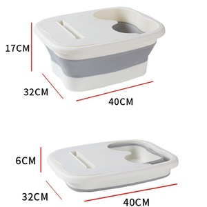 Baignoire pliable pour les pieds en plastique avec poignée, idéale pour le massage et l'hygiène domestique – Offre spéciale - Product Image 6