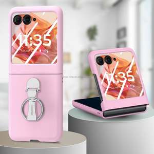 Ring Anti-Fall Promocional 2025 Nuevo modelo Mobile Back Cover y protector de pantalla Bulk Cell Phone Case para Motorola Razr 50 Ultra - Product Image 1