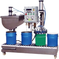 Buses entièrement automatiques d'usine 20L liquide/huile moteur/machine de remplissage de peinture pour canettes/seaux/seaux Sunyex