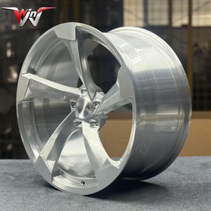 Jantes 20 pouces 5x112 Gris Anthracite Fini Usiné Cinq Branches pour Voitures Particulières Audi Q5 Q7 Q8 A8 A6 A5 A4 RS3 RS Volkswagen Golf - Product Image 5