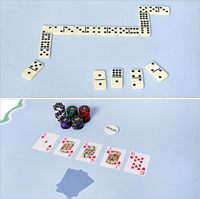 Alas Mahjong Mewah Bergelombang dengan Tepi Berlekuk, Tebal 3mm, Alas Karet Anti Bising, Penutup Meja untuk American Mah Jongg & Poker