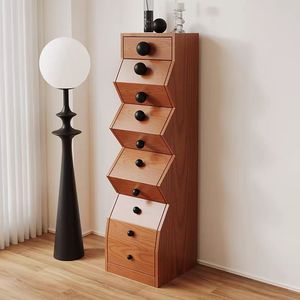 Modern Wave-Shaped <b>Sideboard</b> Large Capacity Living Room <b>Sideboard</b> Design Solid Wood Side Storage Cabinet for Home Furniture - Product Image 1