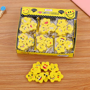 Promotional Fancy School Supply <b>Custom</b> Pattern Stat Yellow <b>Pencil</b> Eraser Wide Use <b>Custom</b> Pattern Eraser - Product Image 2